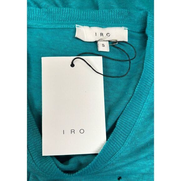 IRO Clay Distressed T in Emerald Green NWT Size Small - Picture 7 of 9